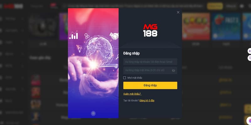 Hướng dẫn đăng nhập MG188 chuẩn xác cho newbie